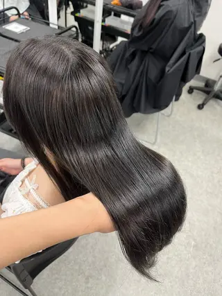 ミディアム カラー 大人上品ベージュ 🎀HARUNAのヘアスタイル