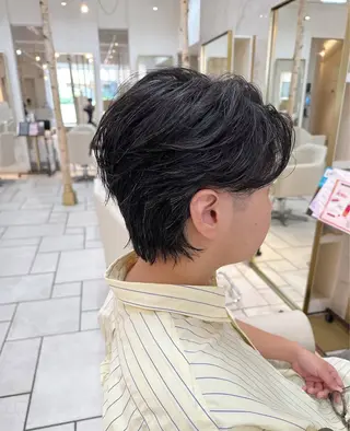 メンズ 羽根田 果奈のヘアスタイル