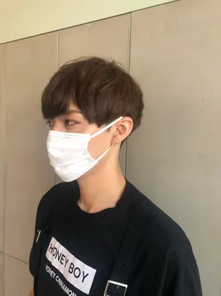 カラー メンズ 古屋 花織のヘアスタイル