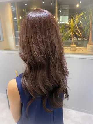 ロング カラー きよはらちさき🍑 柔らかカラー🌱🫧のヘアスタイル
