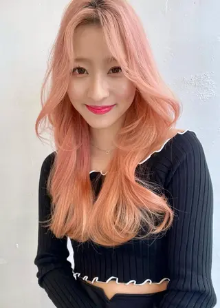 セミロング レイヤー/顔周り 田山　穂波のヘアスタイル