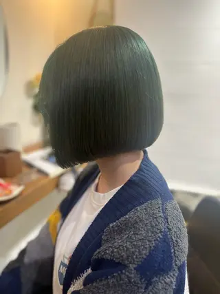 ショート 塩川ももこ/ 縮毛矯正/ヘアセットのヘアスタイル