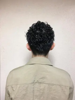 ショート パーマ メンズ 清水 まなのマツエク・マツパデザイン