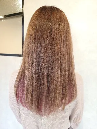 ロング カラー Artice　BARBER SHOP所属・桐島 令奈のヘアスタイル