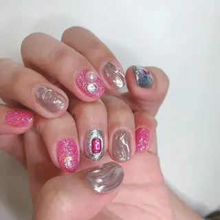 ネイル AOI✩⡱ y2kネイルのネイルデザイン