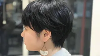 ショート カラー ウエモト タク ショート/レイヤーのヘアスタイル