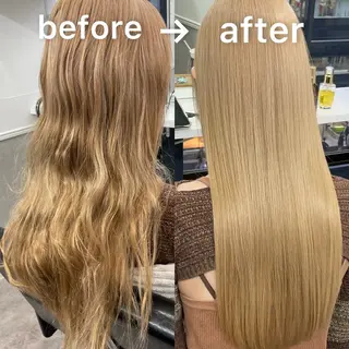 セミロング soigné 表参道【ソワネ】所属・🖱️透明感カラー ×髪質改善Rikyuのヘアスタイル