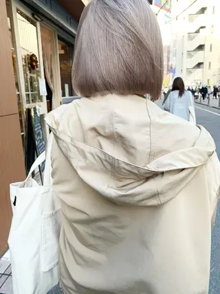 ショート カラー ヘアアレンジ 🌿ニュアンスパーマ /ショート淳平のヘアスタイル