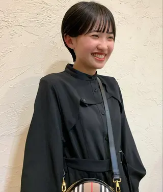 ショート 庄司 朱里のヘアスタイル