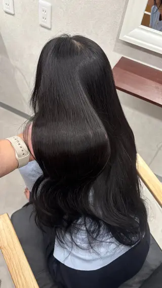 セミロング カラー 透明感カラー ／kana‎🤍のヘアスタイル