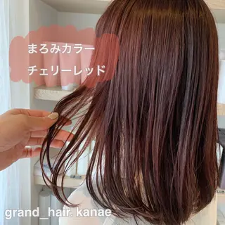 セミロング カラー ホラオク カナエのヘアスタイル