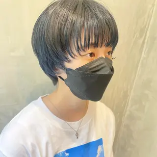 ショート カラー ヤマモト マイのヘアスタイル