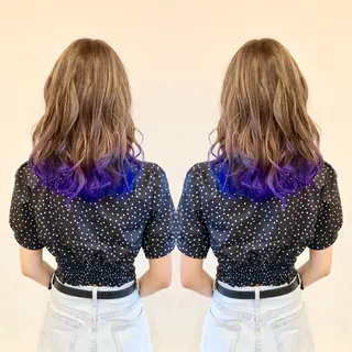 セミロング カラー Hair make VERDA所属・宮下 耕平のヘアスタイル