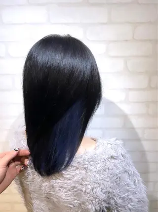 ミディアム カラー ヘアアレンジ 髪質改善×艶カラー ANDIAMO 楓のヘアスタイル