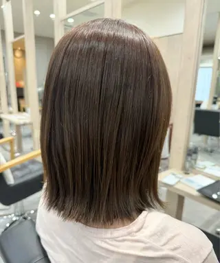 ミディアム 永田 まどかのヘアスタイル