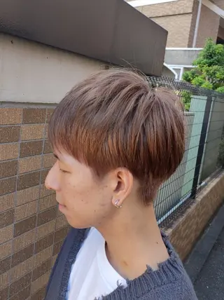メンズ insence glue所属・弥生⭐似合わせカット 柔らかベージュ🌻のヘアスタイル