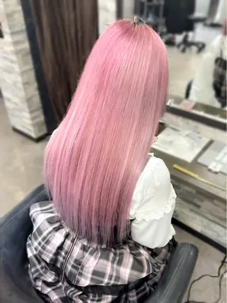 ロング カラー ハイトーンエクステ 🎩カズキ🎩のヘアスタイル