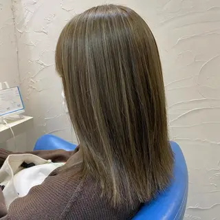 セミロング カラー uros.所属・メンズパーマ/ エクステ🌞セナのヘアスタイル