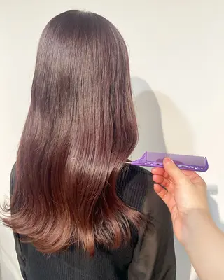 ロング 札幌クロスパーマ /🎀柴田ひな🎀のヘアスタイル