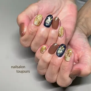 ネイル 京都市右京区太秦ネイルサロン『toujours-ﾄｩｼﾞﾕ-ﾙ』所属・ネイルサロン トゥジュールのネイルデザイン