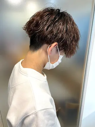 パーマ メンズ 佐藤 梨里花 ❤︎のヘアスタイル