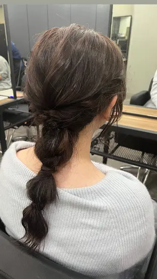 ロング ヘアアレンジ Cecil hair所属・yui/パーマ/ メンズカットのヘアスタイル