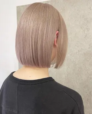 ショート カラー 渋谷ブリーチカラー 韓国ヘアyuikoのヘアスタイル