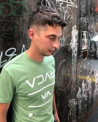 ショート カラー メンズ KEPKA ヤマグチ 天神 今泉のヘアスタイル