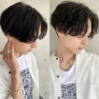 カラー パーマ メンズ 【渋谷メンズ特化】 🔥BLUCK🔥のヘアスタイル