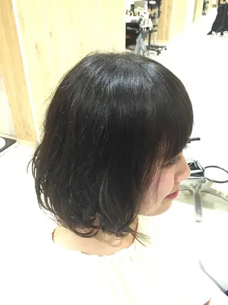 ショート パーマ ヘアアレンジ 松吉 純平のヘアスタイル