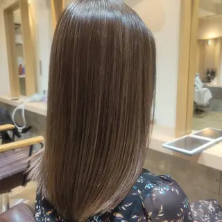 セミロング CIEL 野江店所属・暖色/レイヤーカット /シマダアミのヘアスタイル