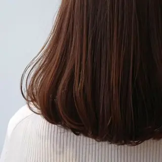 ミディアム ヘアアレンジ カラー パーマ かわい ゆうな 髪質改善/縮毛矯正のヘアスタイル