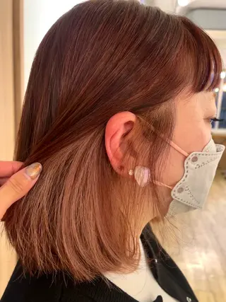 ショート カラー ショート/ボブ/透明 感カラー/高橋あみのヘアスタイル