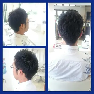 ショート メンズ キンジョウ エナミのヘアスタイル