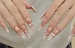 ネイル By moonネイル 🌷ワンホン/韓国風のネイルデザイン