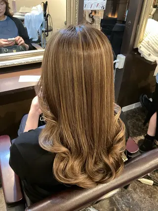 セミロング ヘアアレンジ salon de Lulu所属・salon de Luluのマツエク・マツパデザイン