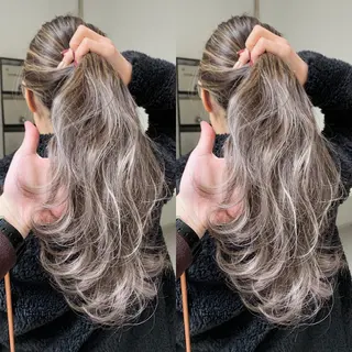 ロング カラー ヘアアレンジ BANK'S hair所属・💐ケラチン 髪質改善寺坂雄飛💐のヘアスタイル
