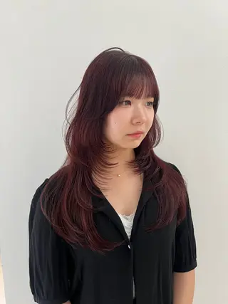 ロング 💖韓国風💖 レイヤー/LISAのヘアスタイル