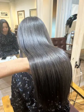 ロング カラー CECIL hair なんば店所属・メンズパーマ 艶髪☆店長☆有馬のヘアスタイル