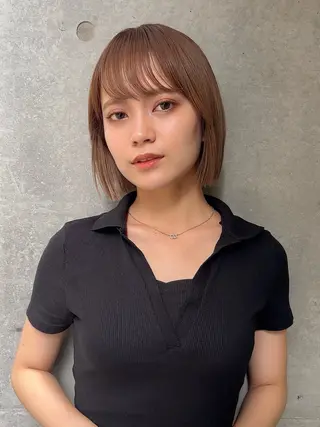 ショート カラー 大人美人ショート 杉浦主馬のヘアスタイル