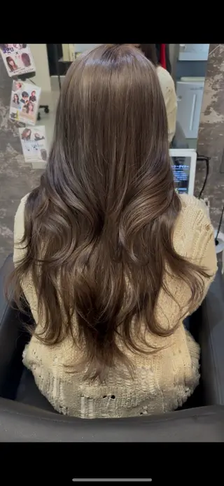 セミロング レイヤーカット/韓国 ヘア/LILICAのヘアスタイル