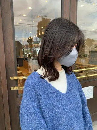 ミディアム 中西 未有のヘアスタイル