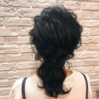 セミロング 【寺田町】ソリハシ アキラのヘアスタイル