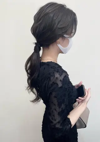 ロング ヘアアレンジ HAIR MAKE SALON new  me所属・ヘアメイク new meのヘアスタイル