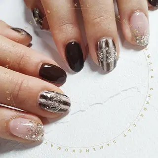 ネイル サメ猫 マーヤのネイルデザイン