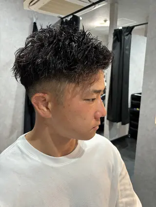 ショート UNTRACE -BARBER SHOP -池袋東口店所属・カットモデル募集 奈良のヘアスタイル