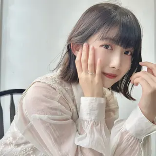 ミディアム カラー Eri 🌿透明感カラーのヘアスタイル