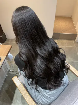 ロング カラー 田村 愛彩のヘアスタイル