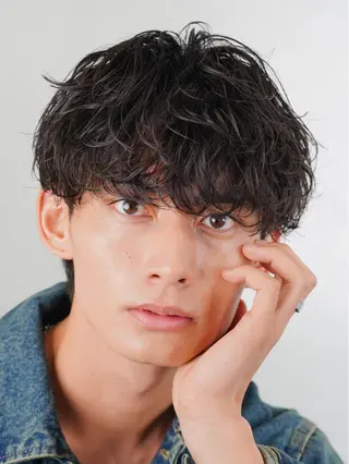 ミディアム パーマ メンズ fifth 天神大名所属・天神大名メンズパーマ 【fifth】のヘアスタイル