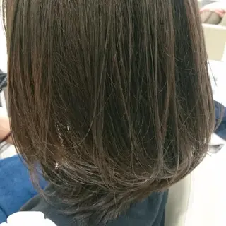 ミディアム 寺島 伸のヘアスタイル